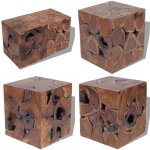 Tabourets / table basse teck massif - tabouret - tabourets - home & living Tabourets / table basse teck massif - tabouret - tabourets - home & living