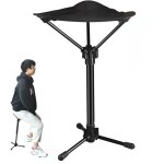 Tabouret télescopique portable - chaise pliante légère pour le camping et la pêche - hauteur réglable, ... Tabouret télescopique portable - chaise pliante légère pour le camping et la pêche - hauteur réglable, ...
