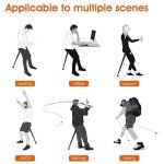 Tabouret t�lescopique portatif de voyage de chaises se pliantes de tabouret pour des activit�s en plein ...