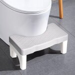 Tabouret toilette physiologique antid�rapant, repose - pieds wc pour adulte / enfant, anti - constipation ...