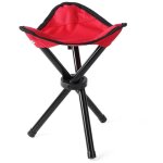 Tabouret tr�pied d'ext�rieur portable pliable � en toile pour randonn�e, camping, p�che, pique - nique, ...