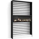 Tagre bibliothque, tagre de rangement, 110x186x25cm, salon salle  manger bureau, chemine lectrique, ...