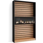 Tagre bibliothque, tagre de rangement, 110x186x25cm, salon salle  manger bureau, chemine lectrique, ...