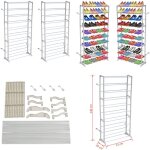 Tagre  chaussures 2 pcs - tagre  chaussures - meuble chaussure - rangement chaussures - organisateur ...