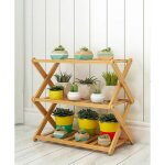 Start - tagre  chaussures  3 niveaux, tagre  chaussures en bambou pliable, convient pour la maison, ...