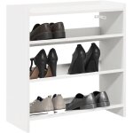 Vidaxl - tag�re � chaussures blanc 60x25x62 cm bois d'ing�nierie