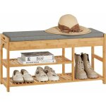 Sobuy - tagre  chaussures avec tiroirs latraux, banquette sige pour chausser, fsr47 - n