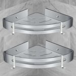 Tagre de douche d'angle tagre de salle de bain sans perage panier rangement de douche tagre de ...