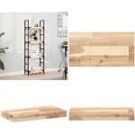 Vidaxl - tagère flottante 60x20x4 cm bois d'acacia massif non traité - etagere murale - Étagère bois ... Vidaxl - tagère flottante 60x20x4 cm bois d'acacia massif non traité - etagere murale - Étagère bois ...