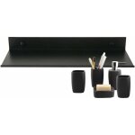 Memkey - tagre murale flottante salle de bain tagre rectangulaire en aluminium mat tablette murale ...