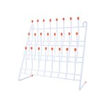 Tag�re s�chage laboratoire 24 chevilles � verrerie pour m�tallique support mural / �tendoir en verre ...