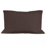 Taie doreiller en coton 50x70 cm brun, par 50 x 70 cm brun