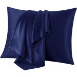 Taie d'oreiller 100% soie, pour cheveux et peau, des deux c�t�s taie d'oreiller en soie de m�rier 21 ...