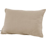 Taie d?oreiller 50 x 70 cm ? double gaze de coton ? ga�a ficelle