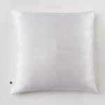 Taie d'oreiller 63 x 63 cm - soie de m�rier soanne - blanc