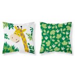 Taie d'oreiller bb 40x40 girafe coton