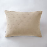 Taie d?oreiller brod�e 50 x 70 cm ? gaze de coton ? ga�a boho ficelle