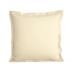 Taie d'oreiller percale de coton peign  julian  toutes dimensions coton pur - julian ivoire - 65 x 65 ...