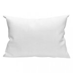 Taie d'oreiller en polycoton 50x75 cm percale blanc, par soleil d'ocre