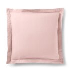 Taie d'oreiller  pr�mium  toutes dimensions - pr�mium rose drag�e - 63 x 63 cm volant plat piqu�