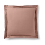 Taie d'oreiller  pr�mium  toutes dimensions - pr�mium vieux rose - 63 x 63 cm volant plat piqu�