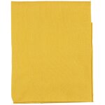 Taie de traversin en 100% coton jaune curry 43x135 cm