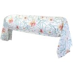 Taie de traversin percale de coton roxane 140x43 cm