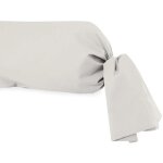 Soleil d ocre - taie de traversin en polycoton 45x185 cm percale lin, par soleil d'ocre