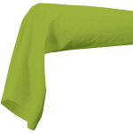 Taie de traversin unie en 100% coton vert clair 86x140 cm