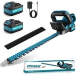 Taille haie batterie 21v avec batterie 8000mah, taille haie electrique 600w moteur brushless, taille ...