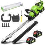 Taille - haies �lectrique 600w, longueur de coupe 51 cm, fourreau de protection, poign�e rotative � 180� ...