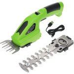 Taille haie electrique mini taille - herbes sans fil avec batterie 7, 2v cisaille sculpte - haies 2 en ...