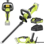 Taille - haie sans fil pulituo 2600spm avec batterie 2, 0 ah et chargeur, longueur de coupe de 20 pouces, ...
