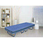 Talamo italia - lit pliant venera, lit pliant avec sommier  15 lattes, matelas inclus, lit peu encombrant, ...