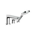 Talis e set de finition mitigeur 3 trous pour montage sur bord de baignoire (71731000) - hansgrohe