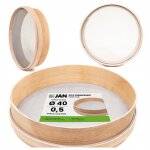 Tamis de construction : maille de tamis de 40 cm de diam�tre, maille de 0, 5 mm