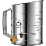Tamis � farine pour la p�tisserie, tamis � farine manuel, saupoudreur de sucre glace alimentaire, accessoire ...