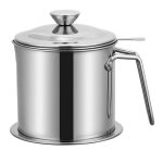 Tamis � huile, s�parateur d'huile et de graisse en acier inoxydable � mailles fines, capacit� de 1, 3 ...