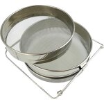 Tamis � miel double passoire 24 cm en acier inoxydable abeilles miel filtre apiculture filtre miel