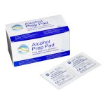 Tampon alcoolis� st�rile 65 mm x 30 mm, 100 pi�ces.