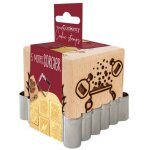 Tampon � biscuits bois 5 d�cors + d�coupoir - sorcier - scrapcooking