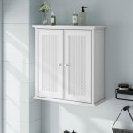 Tanant - armoire murale de salle de bain, meuble de salle de bain mural avec �tag�res r�glables, poign�es ...