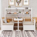 Tanant - canap� - lit 90x200cm, 2 en 1 avec lit et bureau, convertible en canap�, avec coussins confortables, ...