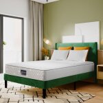 Matelas � ressorts 160 x 200 cm, 25 cm d'�paisseur, matelas � ressorts ensach�s 7 zones, fermet� mod�r�e, ...