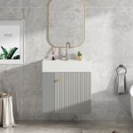 Tanant - meuble de salle de bain lavabo avec meuble sous vasque 55 cm, meuble sous vasque, meuble sous ...