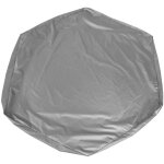 Tanche hexagonal enfants bac sable couverture protecteur jardin baignade piscine sun shadegray 140x110x20cm ...