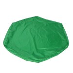 Tanche hexagonal enfants bac sable couverture protecteur jardin baignade piscine sun shadegreen 140x110x20cm ...
