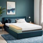 Tanhk - matelas double couche � m�moire de forme 140x190, 20cm, moelleux, hypoallerg�nique, housse amovible, ...