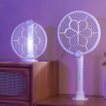 Tapette  mouches lectrique intelligente avec pige uv, anti - moustiques 2 en 1, rechargeable par usb ...