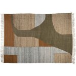 Tapis 200x300 cm en tissu mixte multicolore Tapis 200x300 cm en tissu mixte multicolore